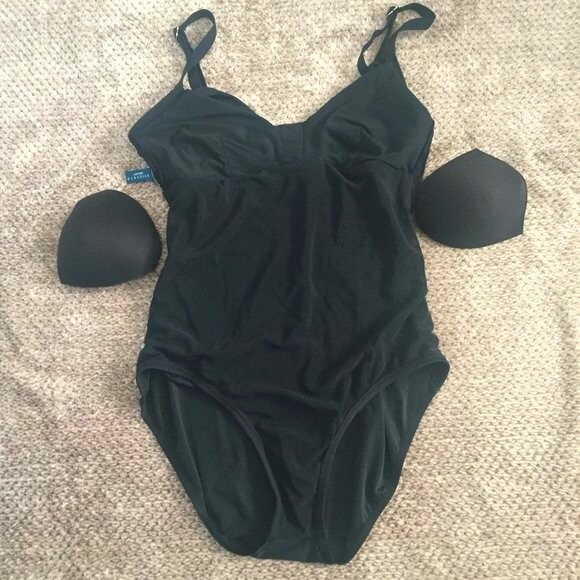 Jantzen Draped Criss-crossed Swimsuit - Picture 8 of 9